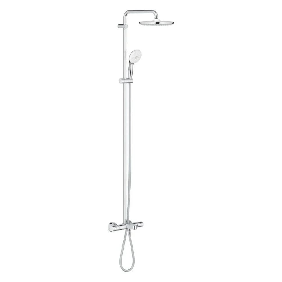 Душевая система GROHE Tempesta System 250 с термостатом для ванны, настенный монтаж, хром (26672001)