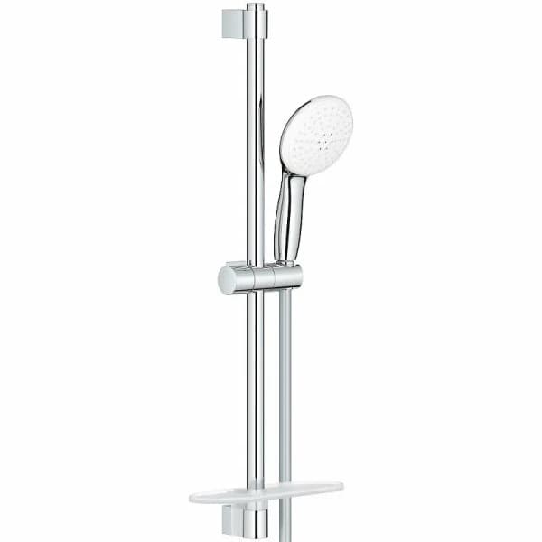 Душевая система с переключателем, черный матовый Grohe Vitalio Start System QuickFix 250 266802430