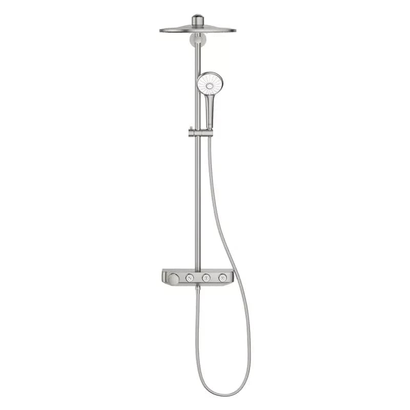 Душевая система с термостатом для душа, суперсталь Grohe Euphoria SmartControl 310 Duo 26507DC0