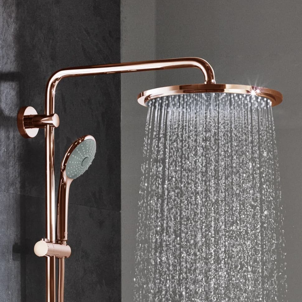 Душевая система с термостатом для душа, теплый закат глянец Grohe Euphoria XXL 310 26075DA0