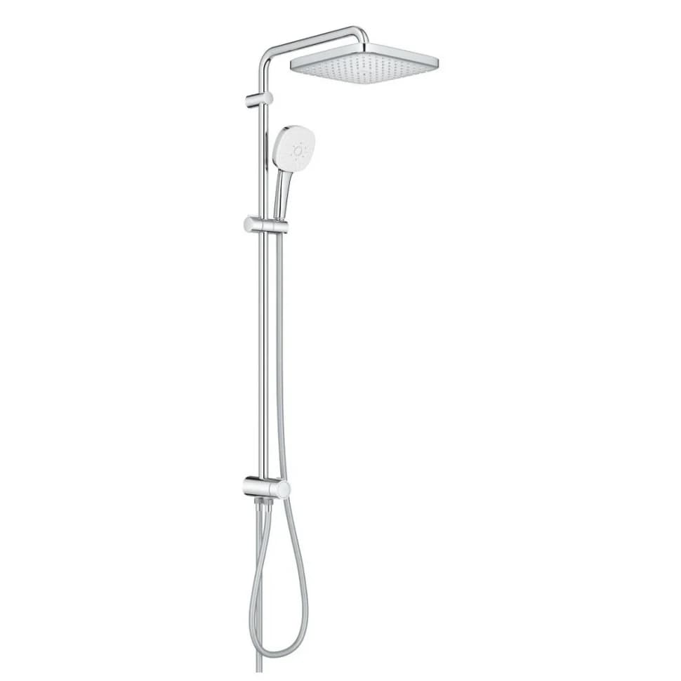 Душевая система GROHE Tempesta System 250 Cube наружного монтажа с переключателем, хром (26694001)