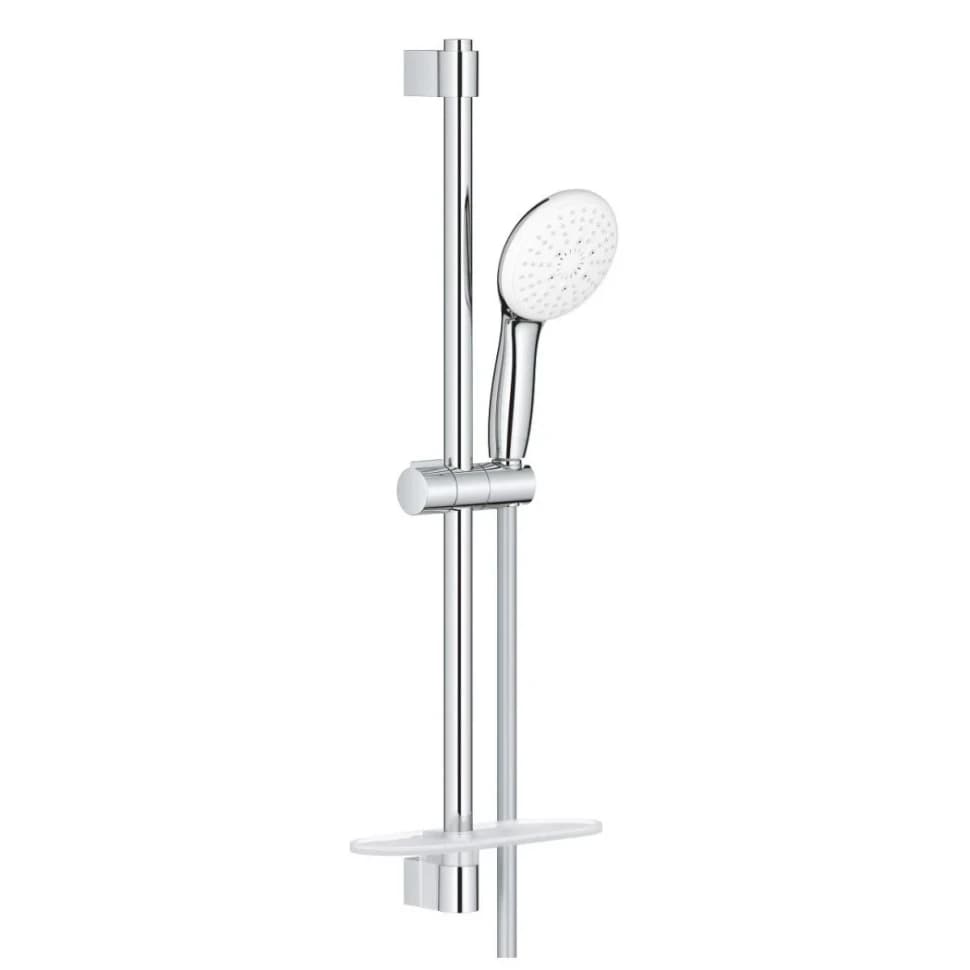 Душевой гарнитур 600, с полочкой, 3 вида струи, хром Grohe Tempesta 110 27927003