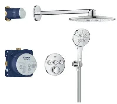 Душевой гарнитур GROHE Tempesta 110 лейка 2 режима, штанга 600 мм, 13,5 л/мин (27598003)