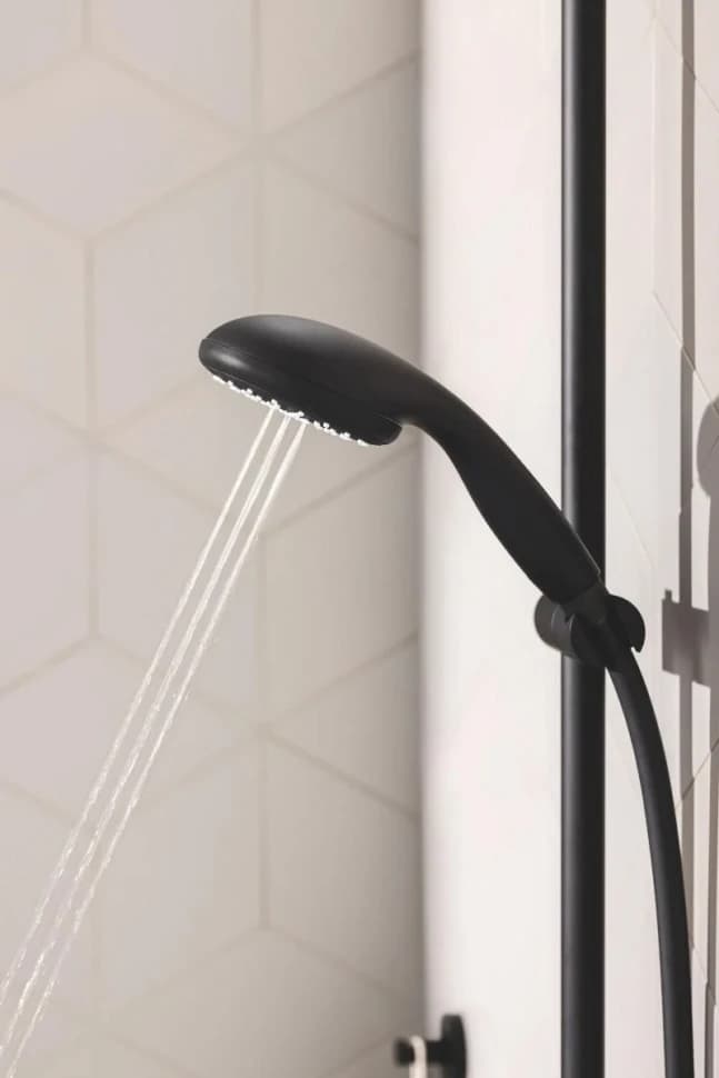 Ручной душ GROHE Vitalio Start 100 2 режима струи, черный матовый (279462430)