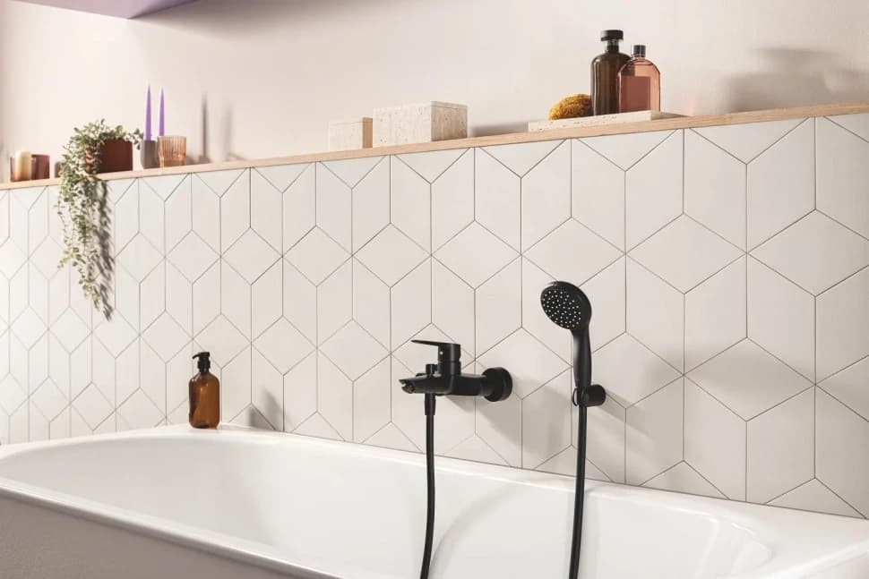 Душевой шланг GROHE VitalioFlex 1500 мм, черный матовый (287412432)