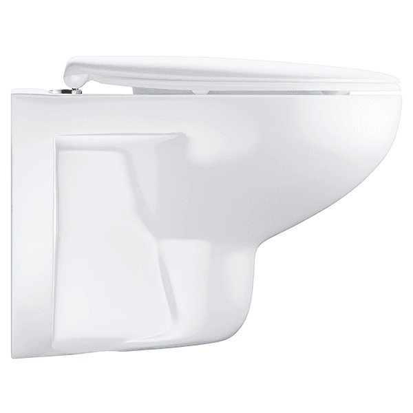 Унитаз подвесной безободковый Grohe bau ceramic в комплекте с сиденьем, микролифт