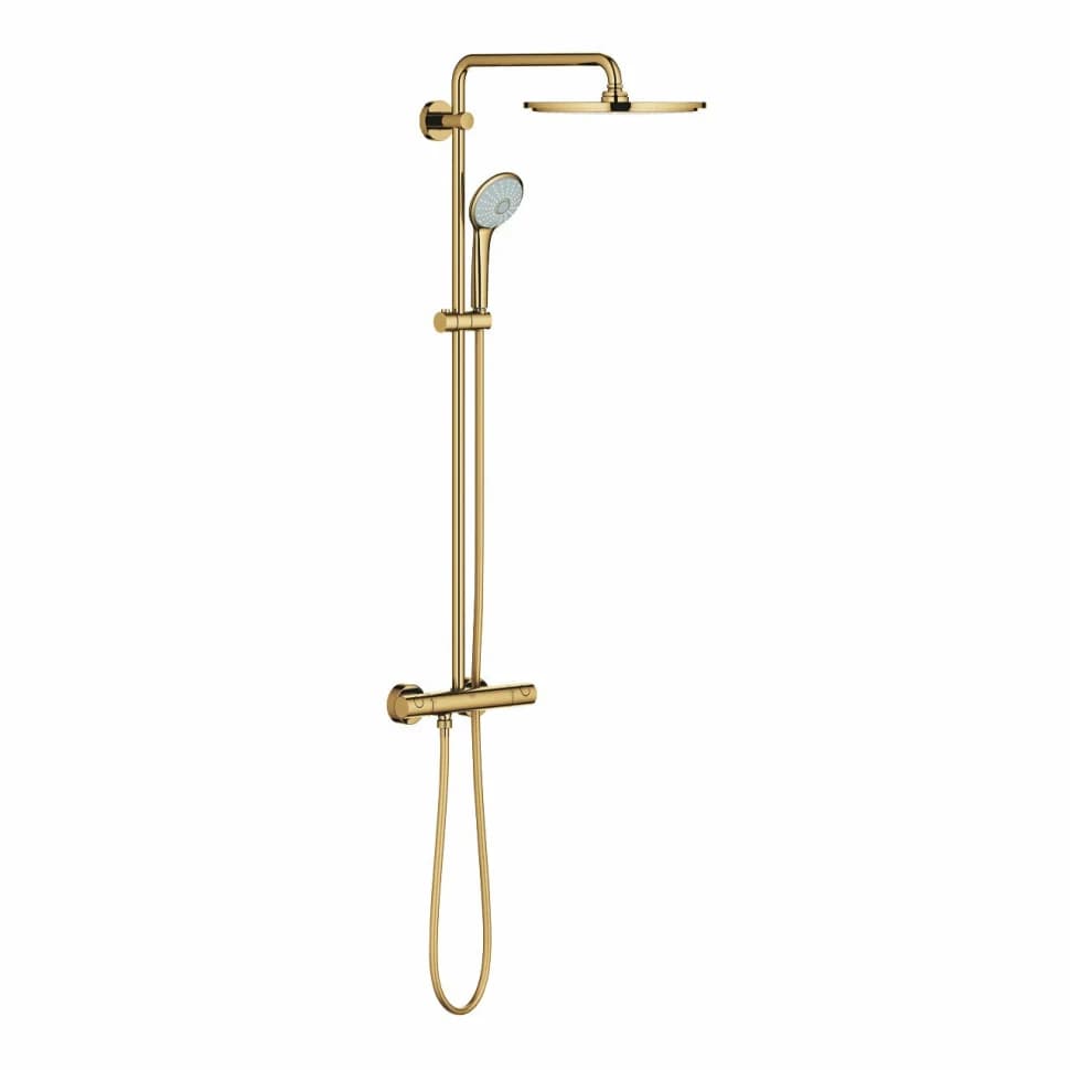 Душевая система Grohe Euphoria XXL 310 с термостатом для душа, цвет: холодный рассвет, матовый (26075GN0)