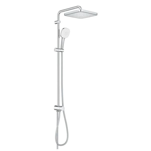 Верхний душ, квадратный, кронштейн 380, хром Grohe Tempesta 250 Cube 26682000