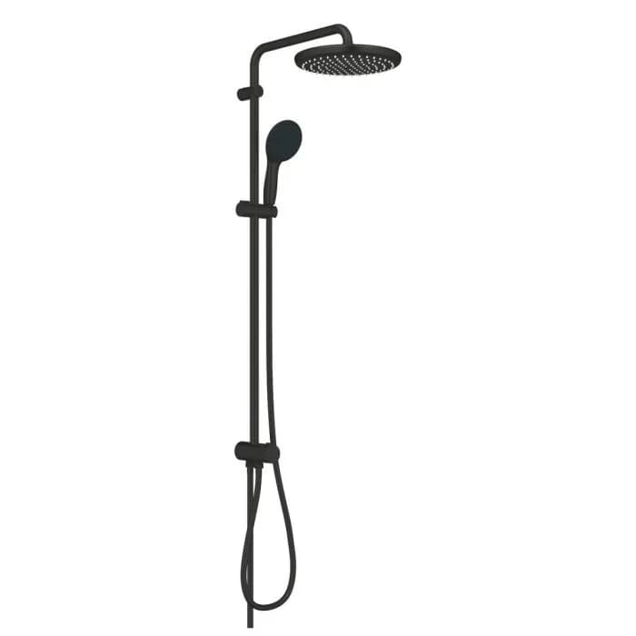 Набор для душа GROHE Tempesta System 250, с дивертором, штанга 920 мм, матовый черный (269792431)