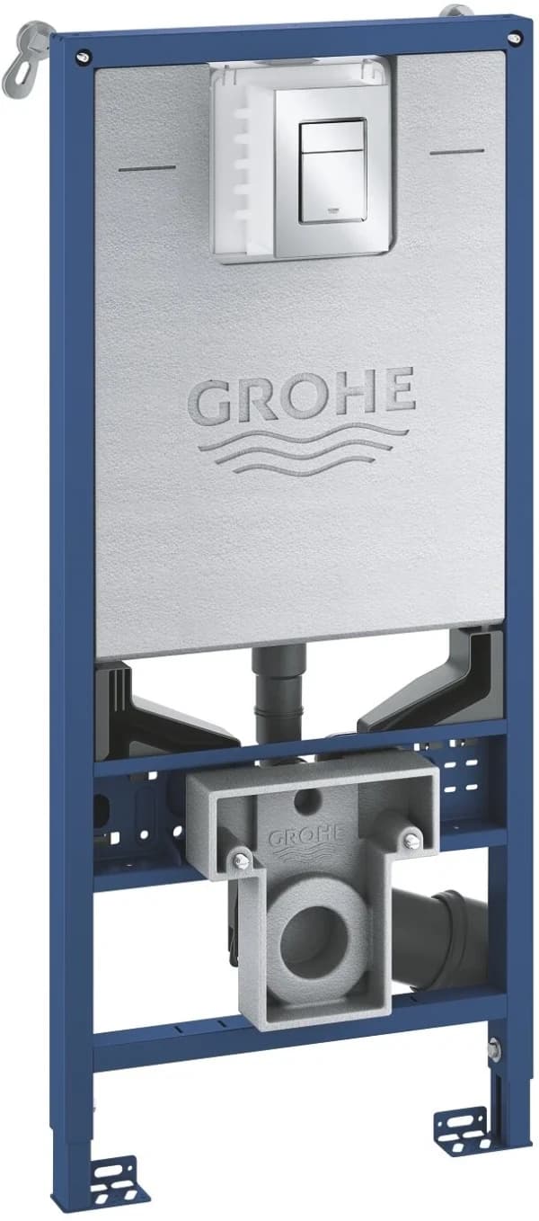 Панель смыва для унитаза GROHE Skate Cosmopolitan (3 режима смыва), суперсталь (38732DC0)