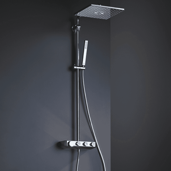 Душевая система с термостатом, хром Grohe Euphoria SmartControl System 310 Cube Duo 26508000