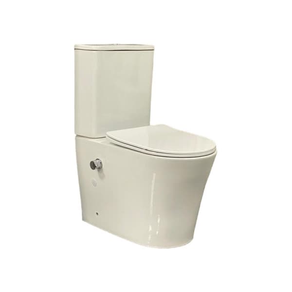 Унитаз монолитный SANITECO SA-28612 белый 710x390x770