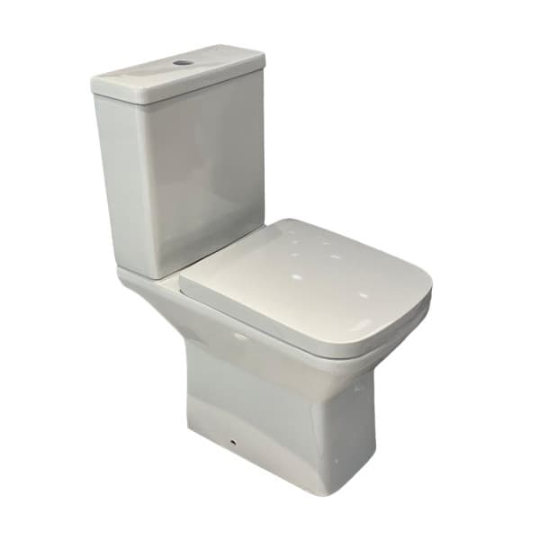 Унитаз монолитный SANITECO SA-28612 белый 710x390x770