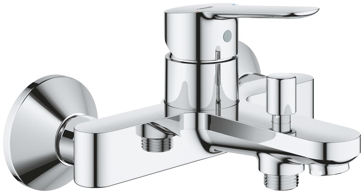 Смеситель для ванны с душем Grohe BauEdge 23605000, однозахватный