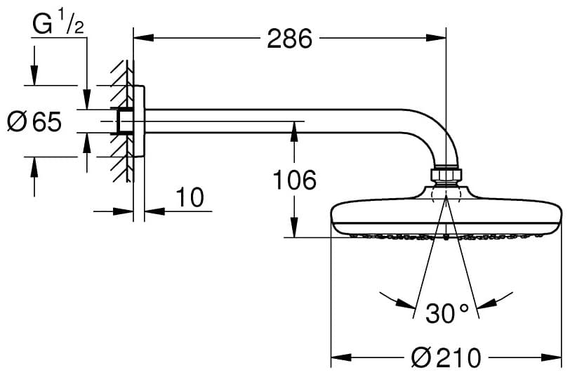 Grohe Tempesta 210 26412000