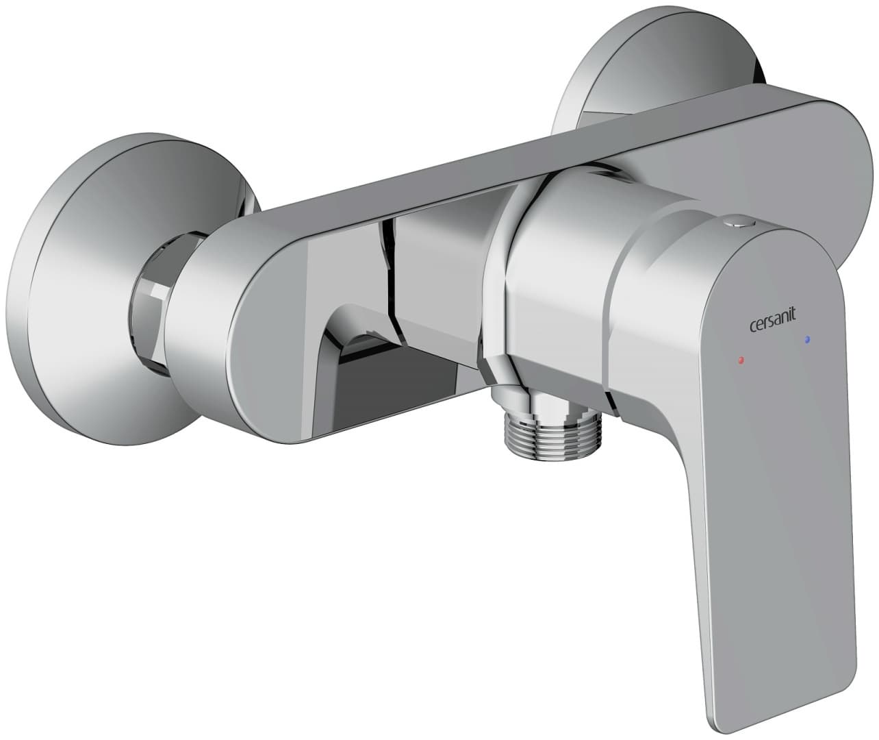 Смеситель для душа Cersanit Nature 63065, поворотно-нажимной