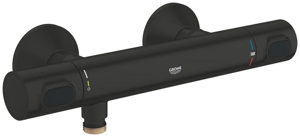 Смеситель для душа Grohe Grohtherm 500, латунь, цвет черный