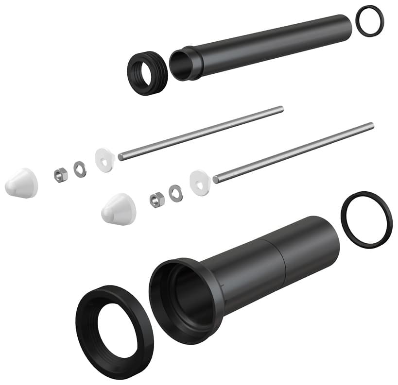 Alcaplast крепеж M9000, полипропилен, сталь