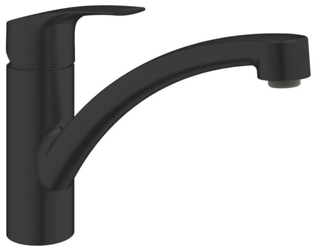 Смеситель для кухни (мойки) Grohe Eurosmart, матовый черный (332812433), однозахватный
