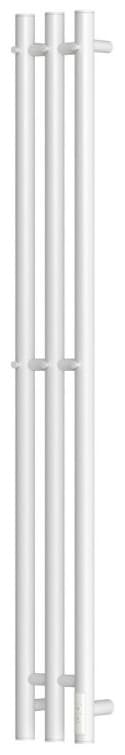 Полотенцесушитель электрический POINT Деметра PN12822W П3 120x1200 диммер справа, белый, I-образный 12x120 см