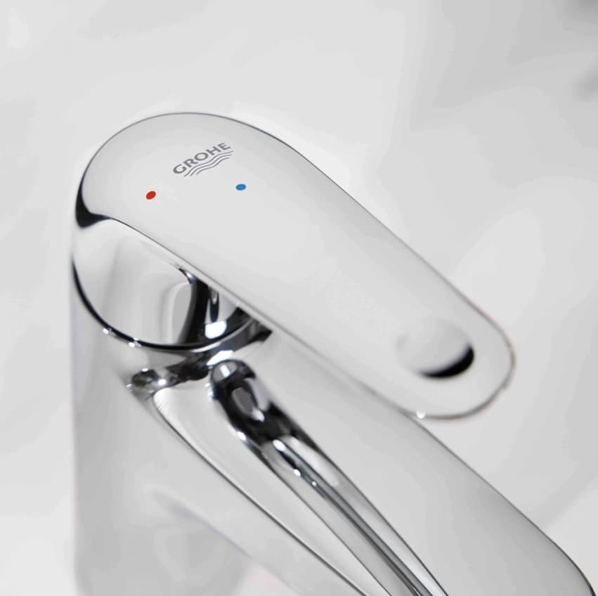Смеситель для раковины (умывальника) Grohe Euroeco 24268001, однозахватный