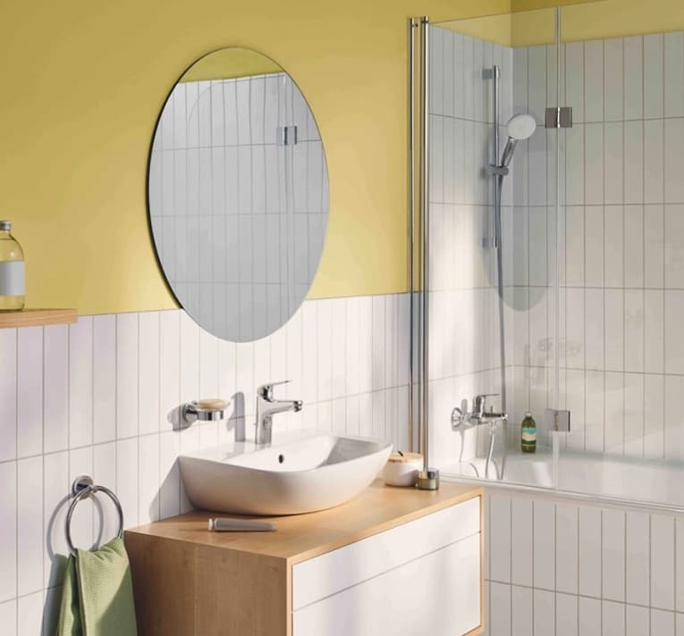 Смеситель для раковины (умывальника) Grohe Euroeco 24268001, однозахватный