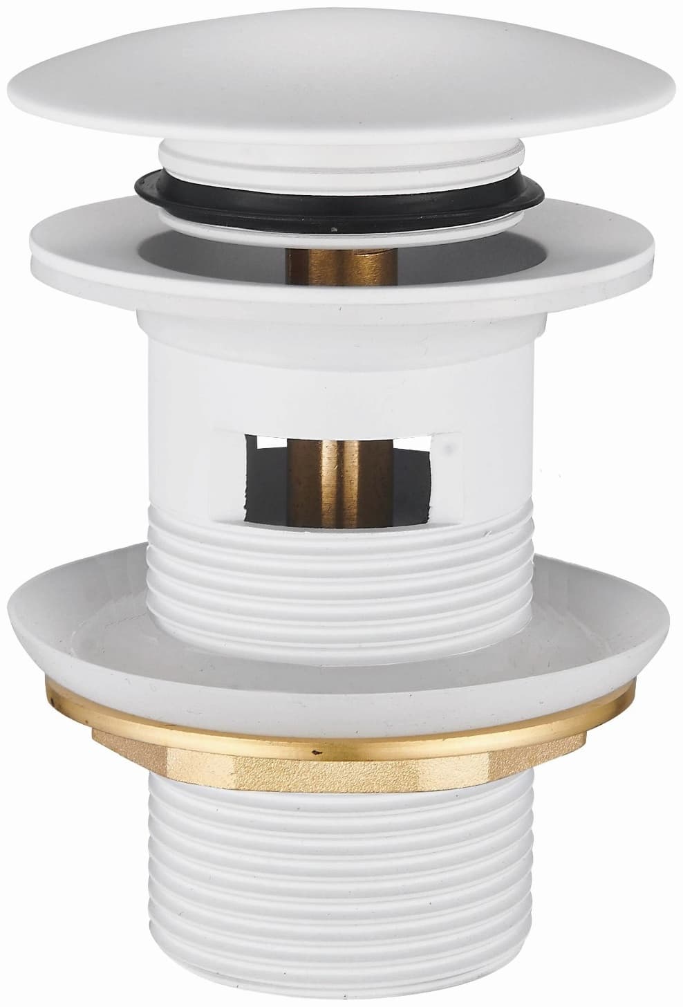Донный клапан с переливом Haiba HB67-8 1 1/4