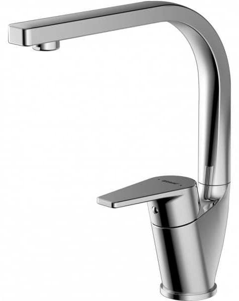 Смеситель для кухни (мойки) BRAVAT Line F75299C-2 SIlver, однозахватный