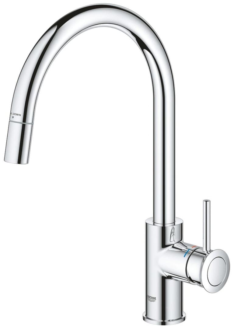 Смеситель для кухни Grohe 30573000, латунь, цвет хром