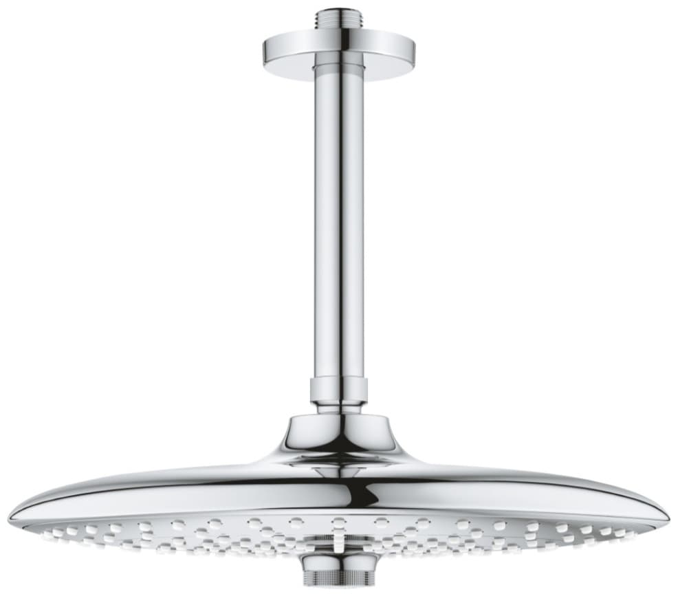 Grohe верхний душ Верхний душ GROHEEuphoria 260 с потолочным душевым кронштейном 142 мм, 3 режима струи 26461000, металл