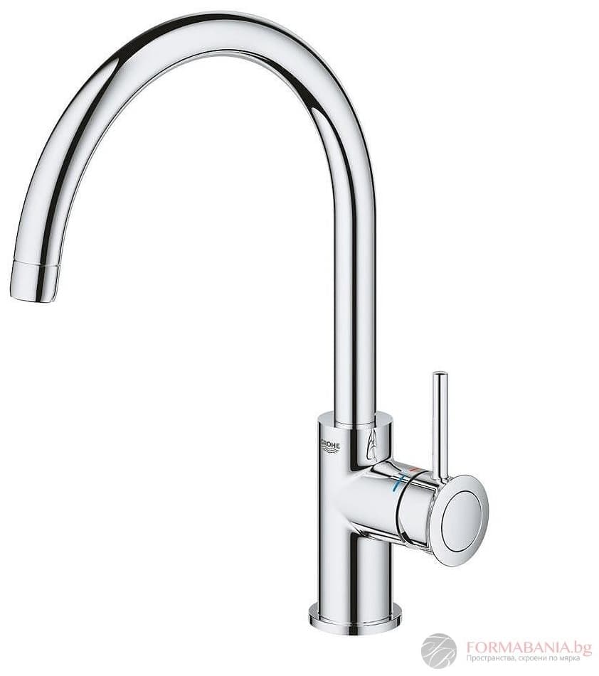 Смеситель для кухни Grohe BauClassic 30577000, латунь, цвет хром