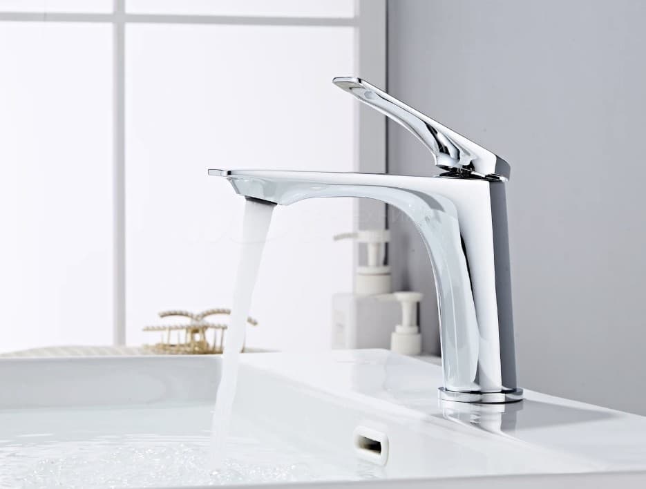 Смеситель Haiba Lumex Chrome C113, латунь, цвет хром