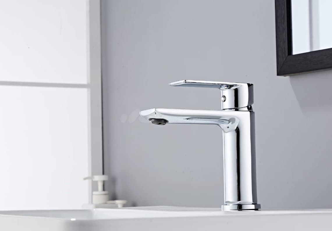 Смеситель Haiba Lumex Chrome C101, латунь, цвет хром