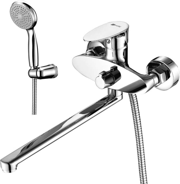 Смеситель для ванны Lemark MIX-B300C-F, латунь, цвет хром