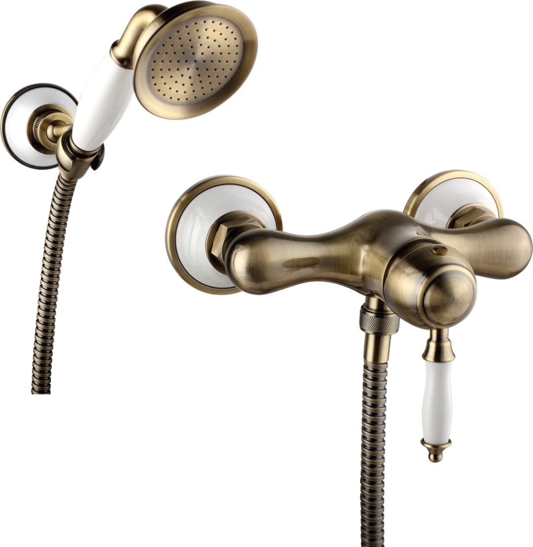 Смеситель Lemark Bronze Vintage Line Shower, латунь, цвет бронзовый
