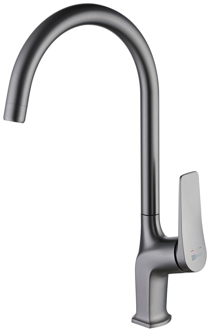 Смеситель Lemark 3705LMGM, нержавеющая сталь, цвет графит