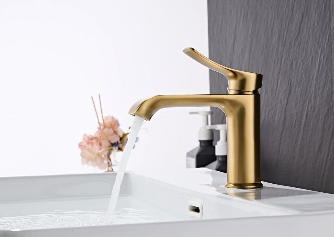 Смеситель Haiba HB105GL, латунь, цвет золотой