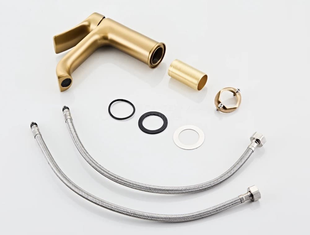 Смеситель Haiba HB105GL, латунь, цвет золотой