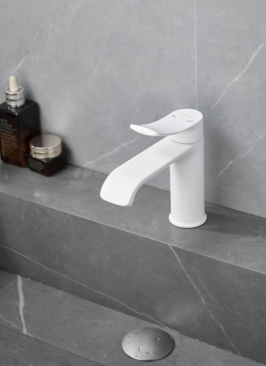 Смеситель Haiba HB105WH, латунь, цвет белый