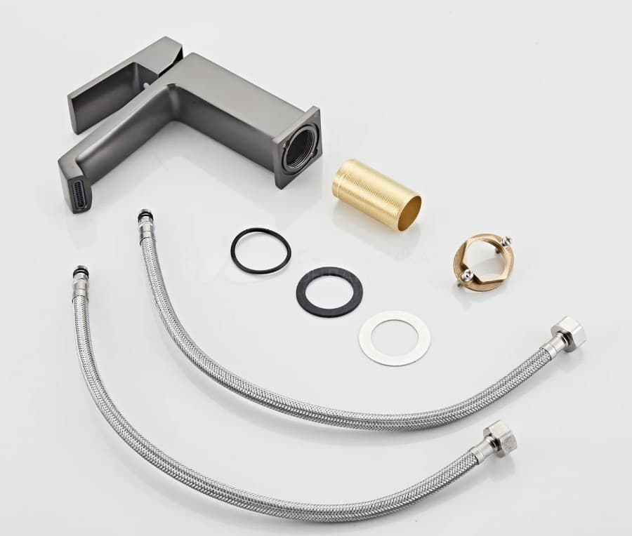 Смеситель Haiba HB1057GR, латунь, цвет графит