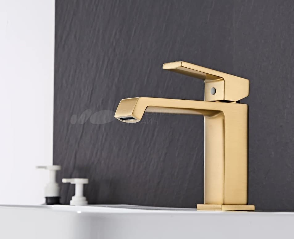 Смеситель Haiba HB1057GL, латунь, цвет золотой