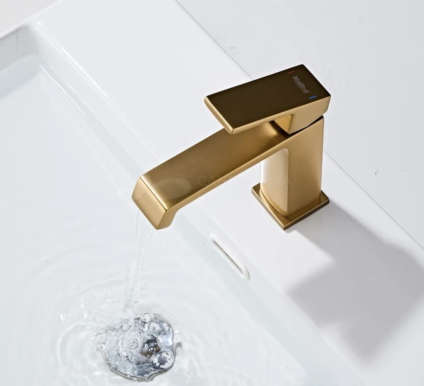 Смеситель Haiba HB1057GL, латунь, цвет золотой