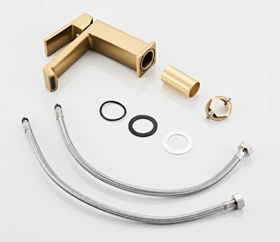 Смеситель Haiba HB1057GL, латунь, цвет золотой