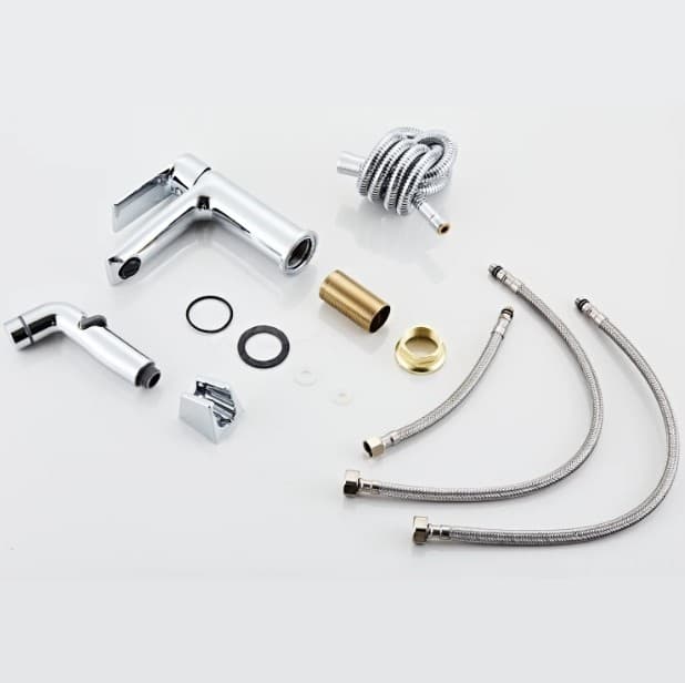 Смеситель Haiba HB125SET, латунь, цвет хром