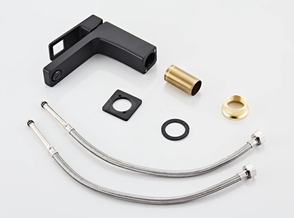 Смеситель Haiba HB106BL, латунь, цвет черный