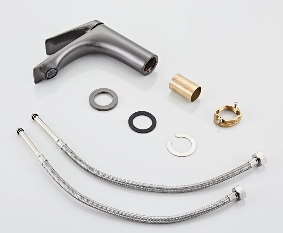 Смеситель Haiba HB108GR, латунь, цвет графит