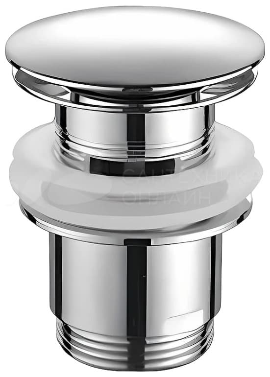 Донный клапан с переливом Haiba HB63CH 32 мм, 1 1/4