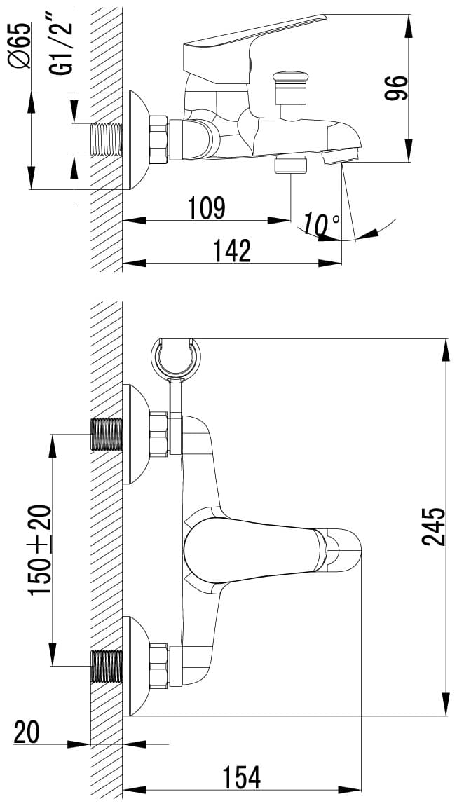 Смеситель Lemark 6552PA, латунь, цвет хром
