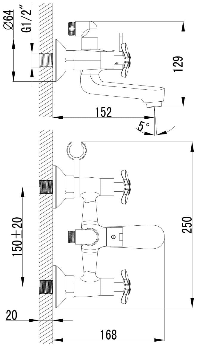 Смеситель Lemark 6542PA, латунь, цвет хром