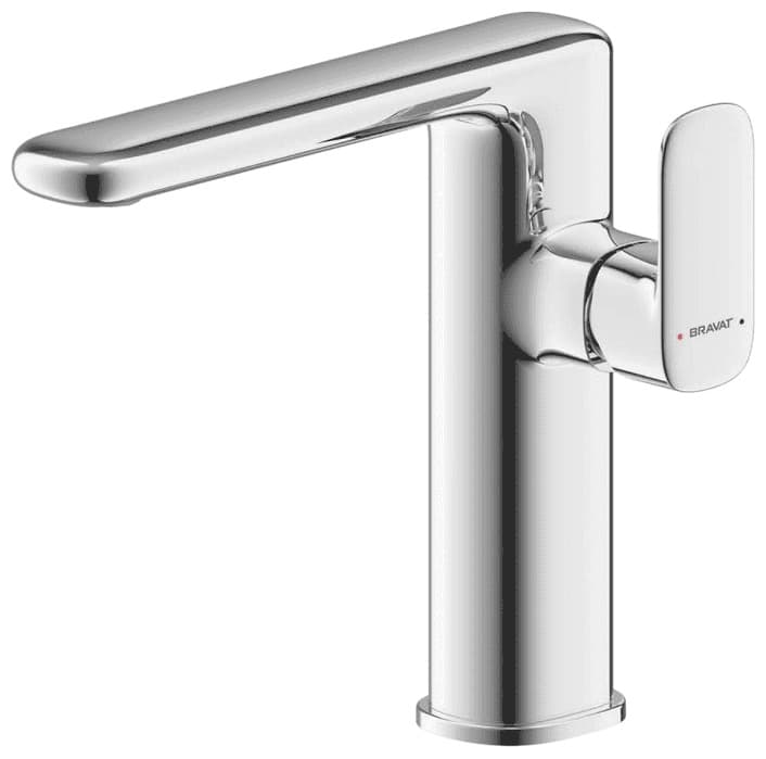Смеситель BRAVAT F1421CH, латунь, цвет хром